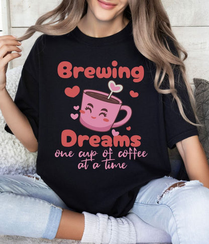 Brewing Dreams Retro T-shirt
