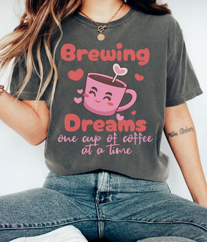 Brewing Dreams Retro T-shirt