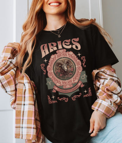 Aries Vintage Style T-shirt
