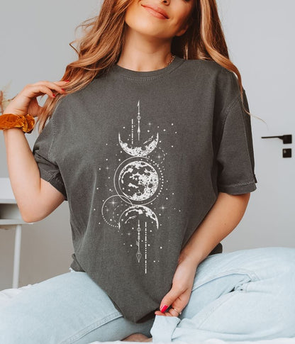 Mystical Moon Phase T-shirt