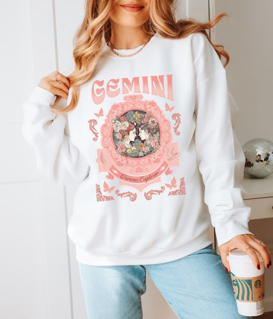 Gemini Vintage Style Sweatshirt