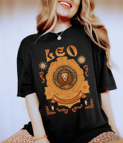 Leo Vintage Style T-shirt