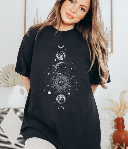 Mystical Moon And Sun T-shirt