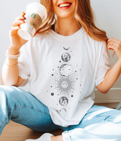 Mystical Moon And Sun T-shirt