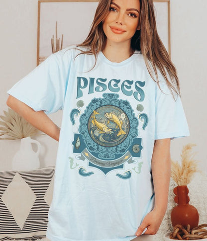 Pisces Vintage Style T-Shirt