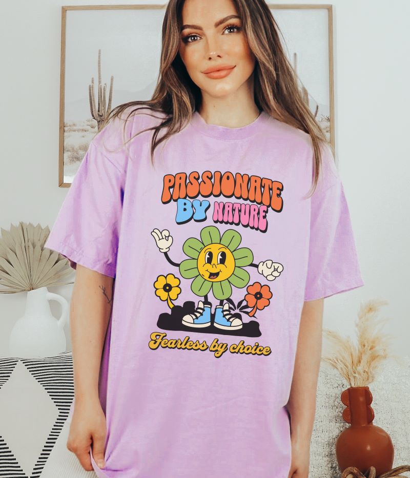 Retro Style Flower T-shirt