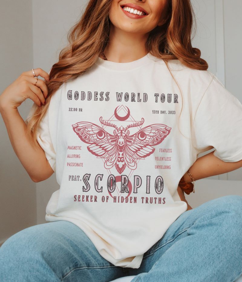 Scorpio Goddess World Tour T-shirt