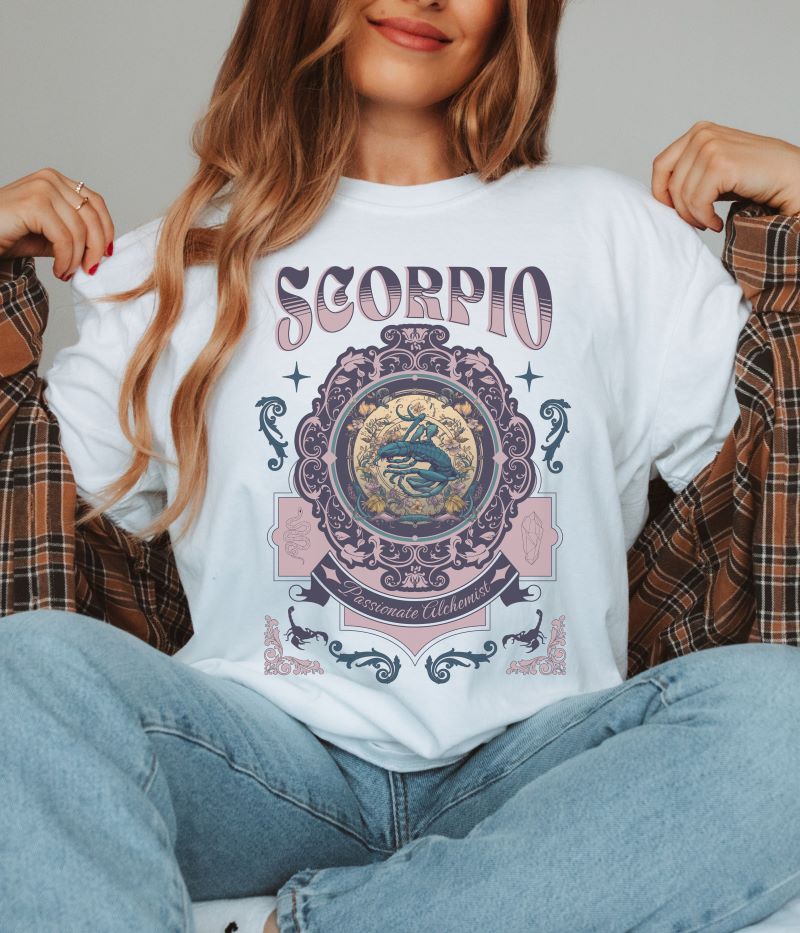 Scorpio Vintage Style T-shirt