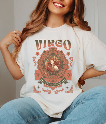 Virgo Vintage Style T-shirt